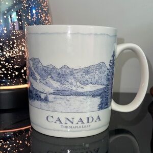 2006 Starbucks Blue and White Scenic Mug